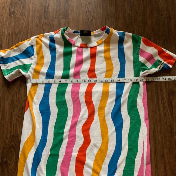 Nooworks Salvation Stripe Tee Dress in Medium - Picture 4 of 5